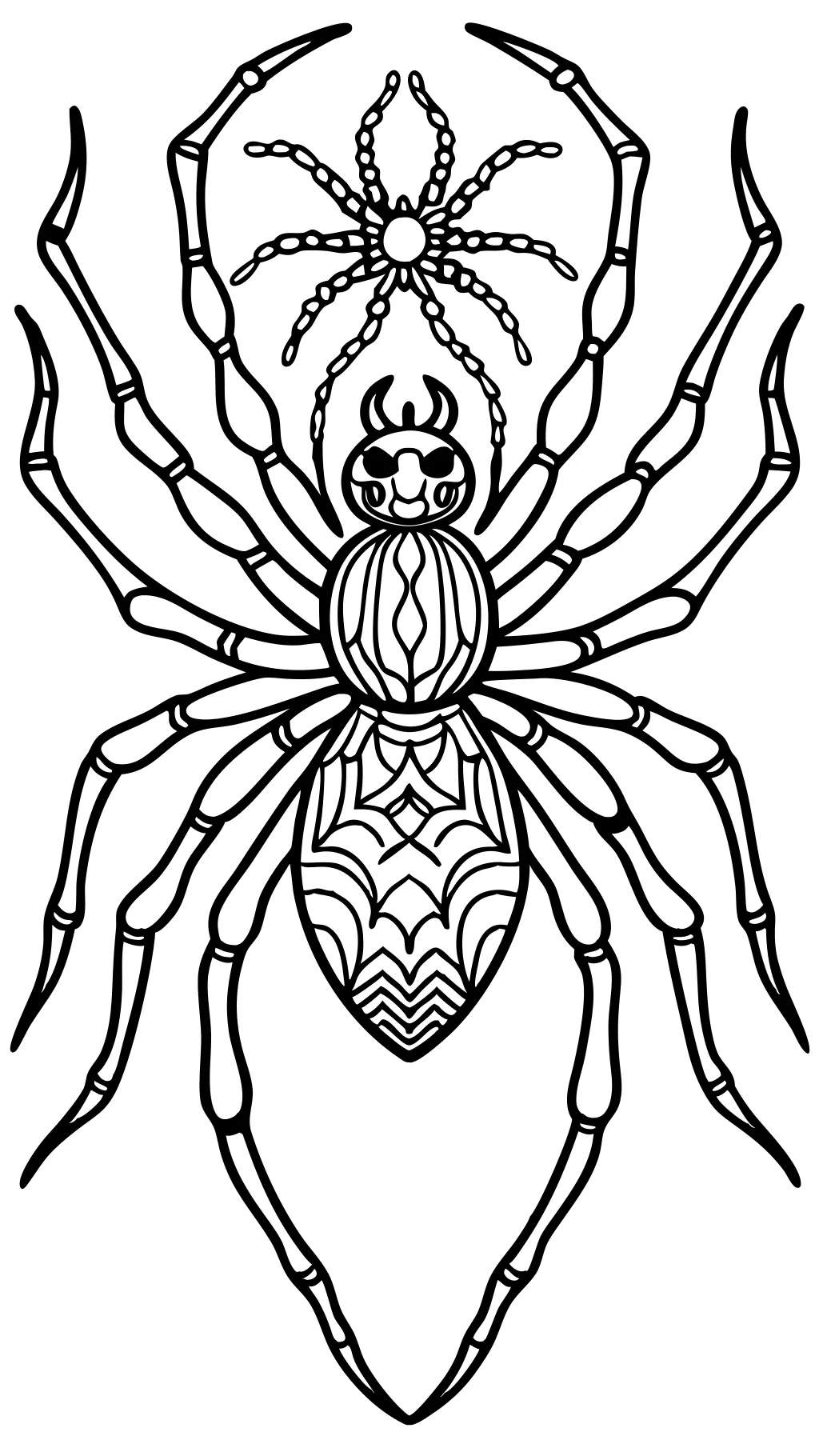 black widow coloring page